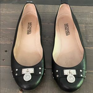 Michael kors ballet flat shoes size 7 black